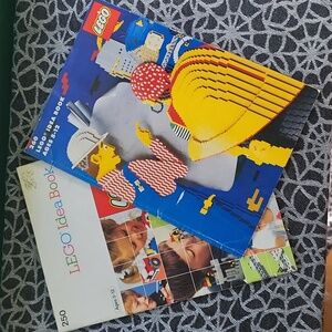 Lot of 2 Vintage LEGO Idea Books 250 & 260 | 90s and 80s | Ages 5 - 12